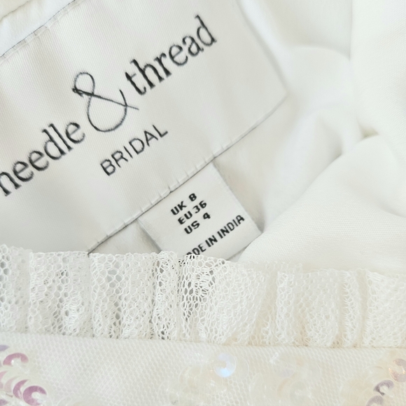 Needle & Thread Tiered Gloss Cami Gown - Picture 10 of 17